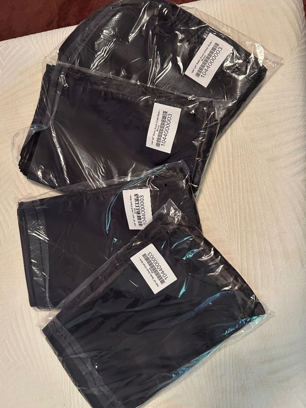 Lot of Decorative Black Chair Bows